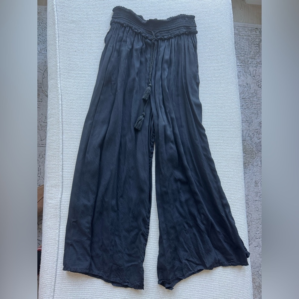 Wilfred Black Elastic Waistband Gauchos